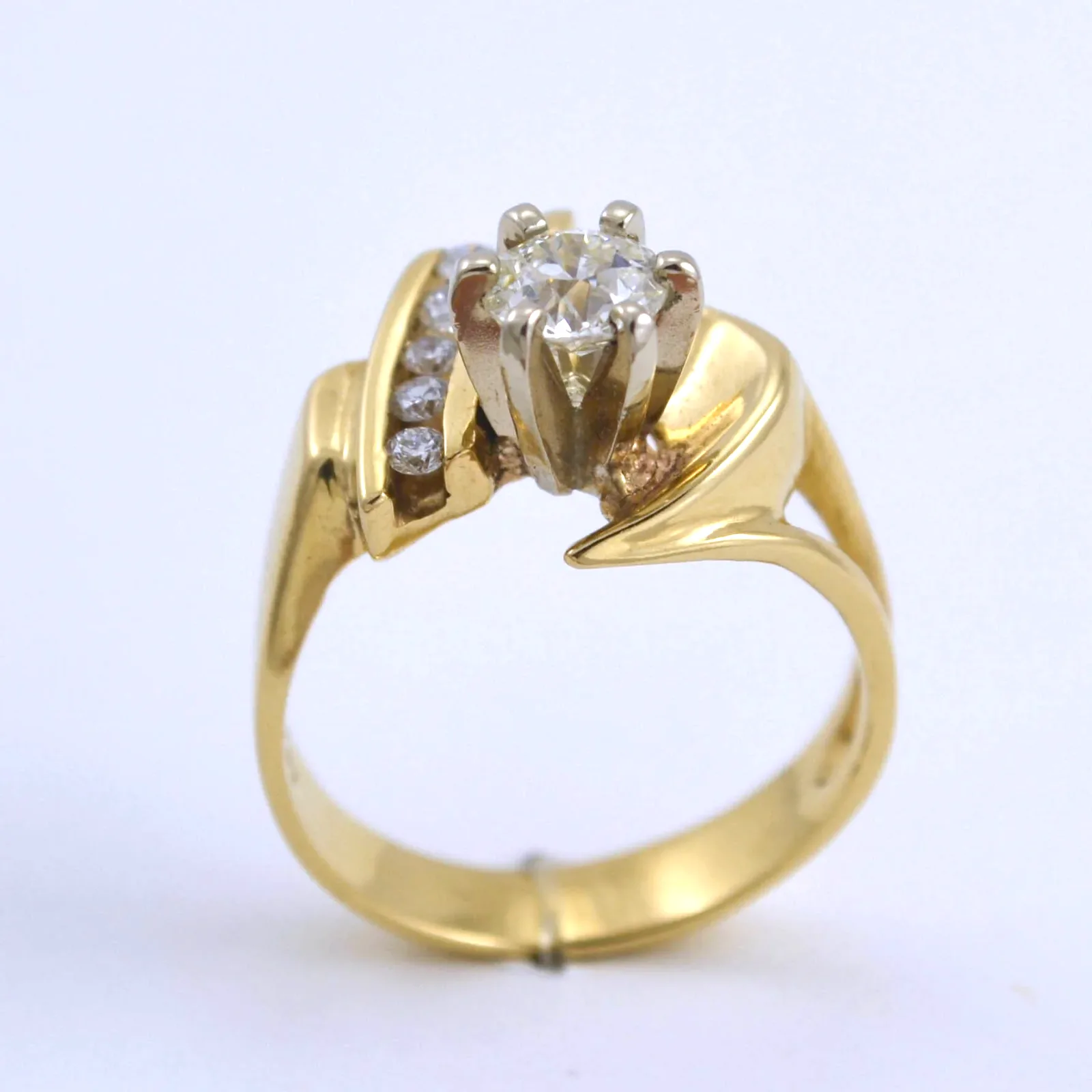 14K Diamond Ring by Sharon Teaman — view 2