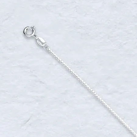 16 inch Sterling Silver Box Chain (1.0mm wide) by Sharon Teaman