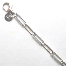 16 inch Sterling Silver Paper Clip Chain by Sharon Teaman