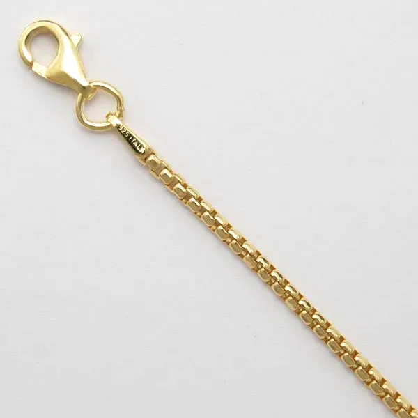 18 inch Vermeil Box Chain (1.8mm wide) by Sharon Teaman — view 1