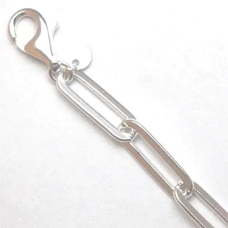 20 inch Sterling Silver Paper Clip Chain — 5.8×17.7mm by Sharon Teaman