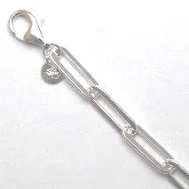 20 inch Sterling Silver Paper Clip Chain — 5×14mm by Sharon Teaman