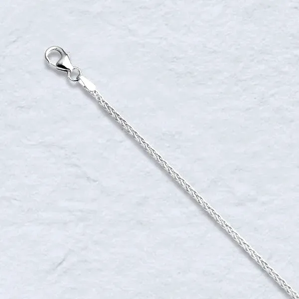 20 inch Sterling Silver Wheat Chain (1.5mm wide) by Sharon Teaman