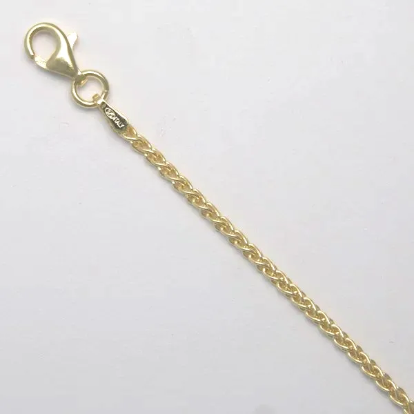 20 inch Vermeil Wheat Chain (1.7mm wide) (Copy) by Sharon Teaman