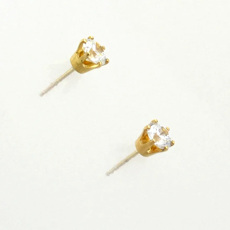 5mm L'Annyte Six Prong Studs by Sharon Teaman — view 2