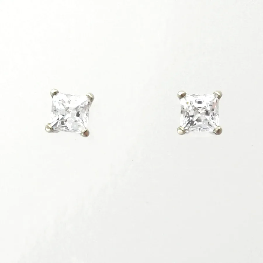 5mm Square L'Annyte Studs by Sharon Teaman