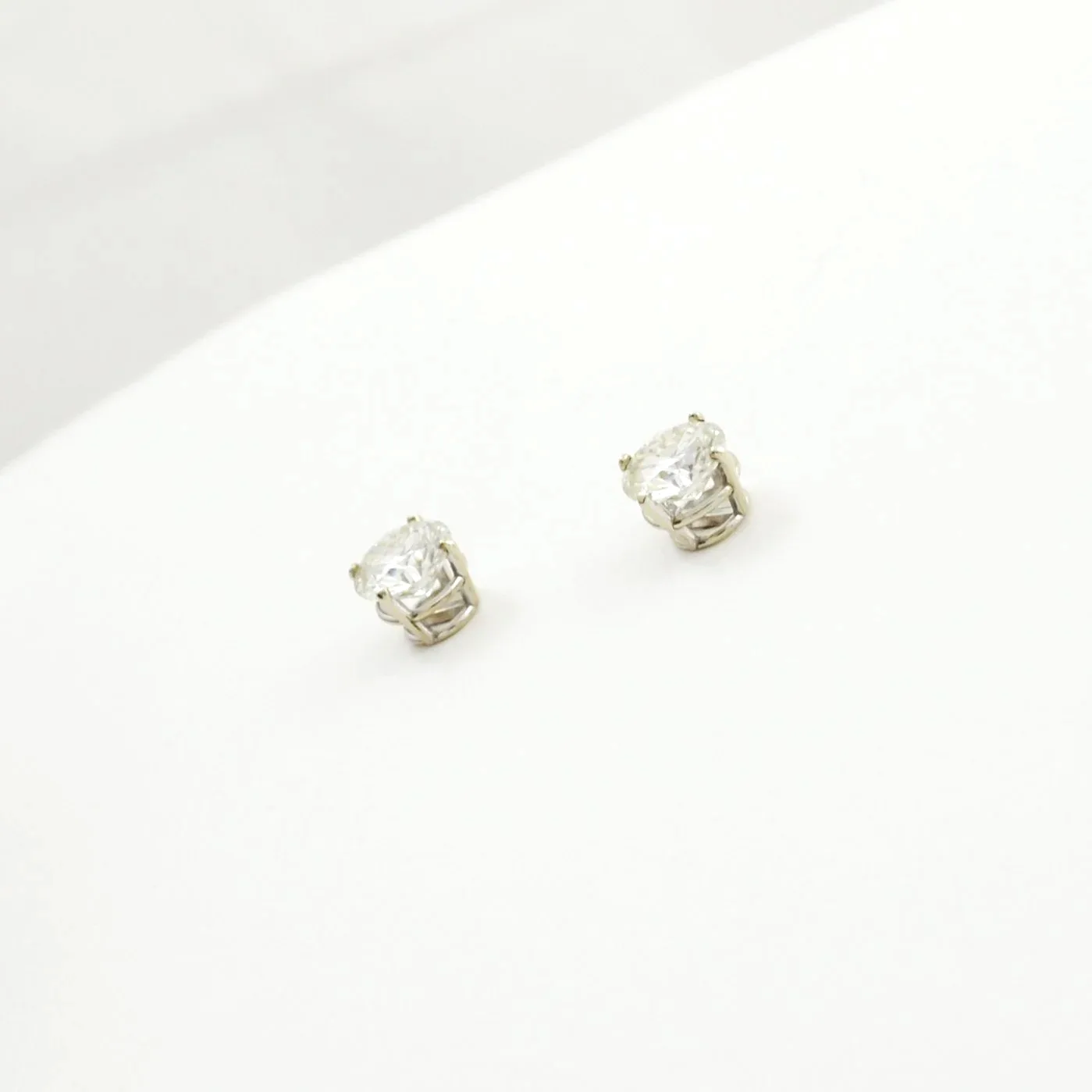 6.5mm Light Cape Moissanite by Sharon Teaman — view 2