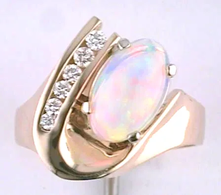 Allie Ethiopian Opal Ring by Sharon Teaman — view 1