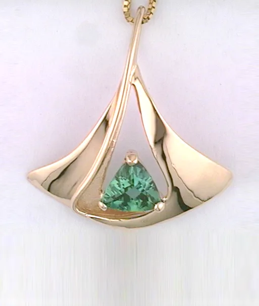 Annabell Green Tourmaline Necklace by Sharon Teaman — view 2