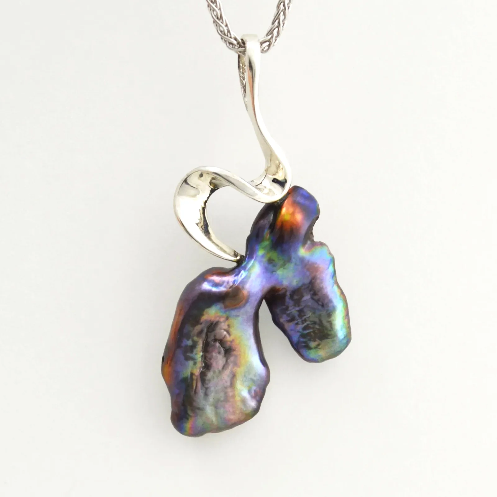 Baroque Pearl Pendant by Sharon Teaman — view 1