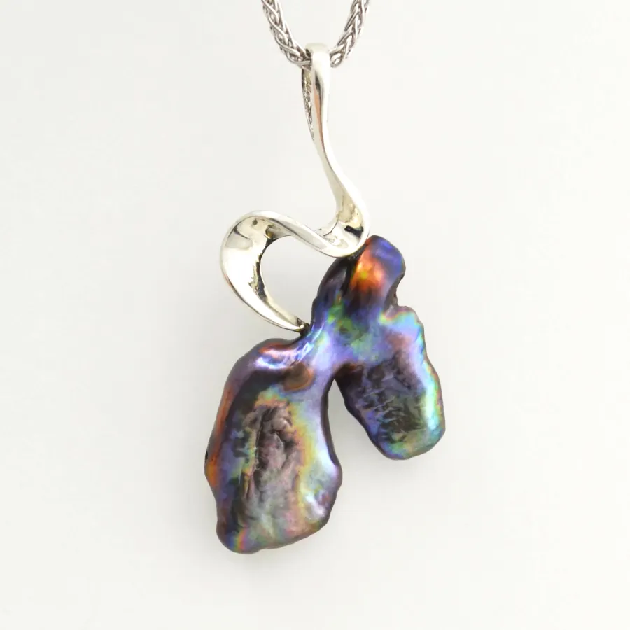 Baroque Pearl Pendant by Sharon Teaman