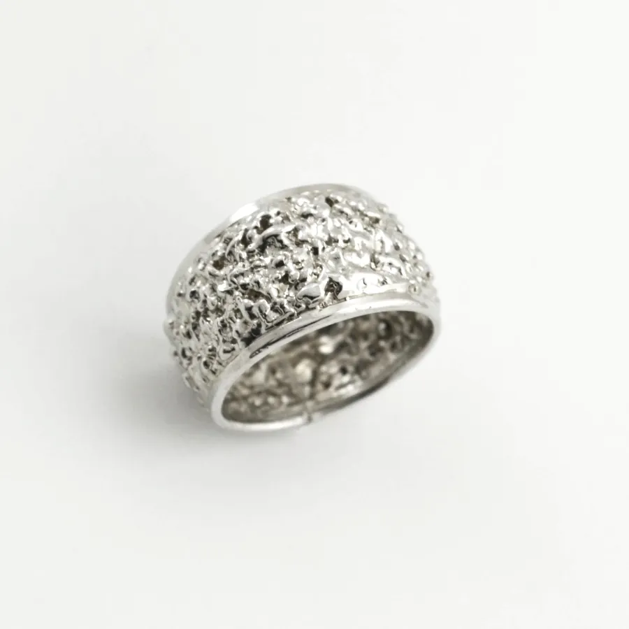 Bnd 14K White Gold Band by Sharon Teaman