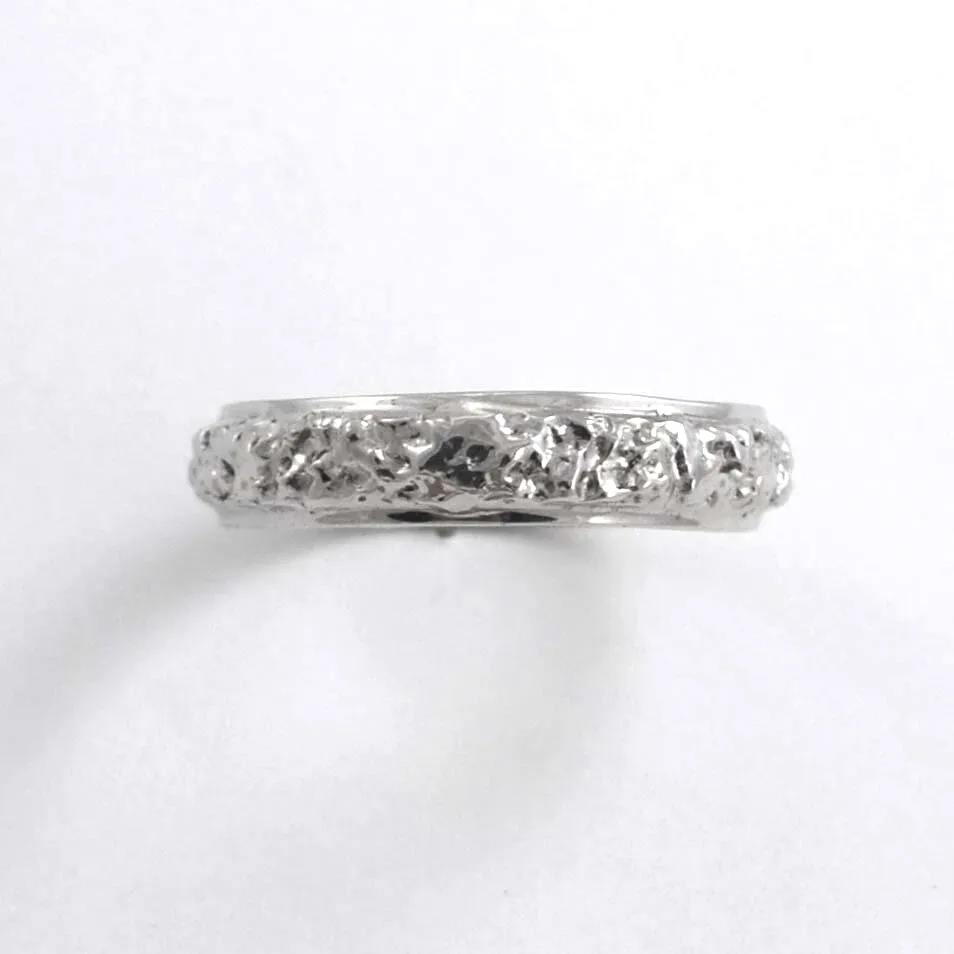 Bnd 28 14k W White Gold Band by Sharon Teaman — view 1