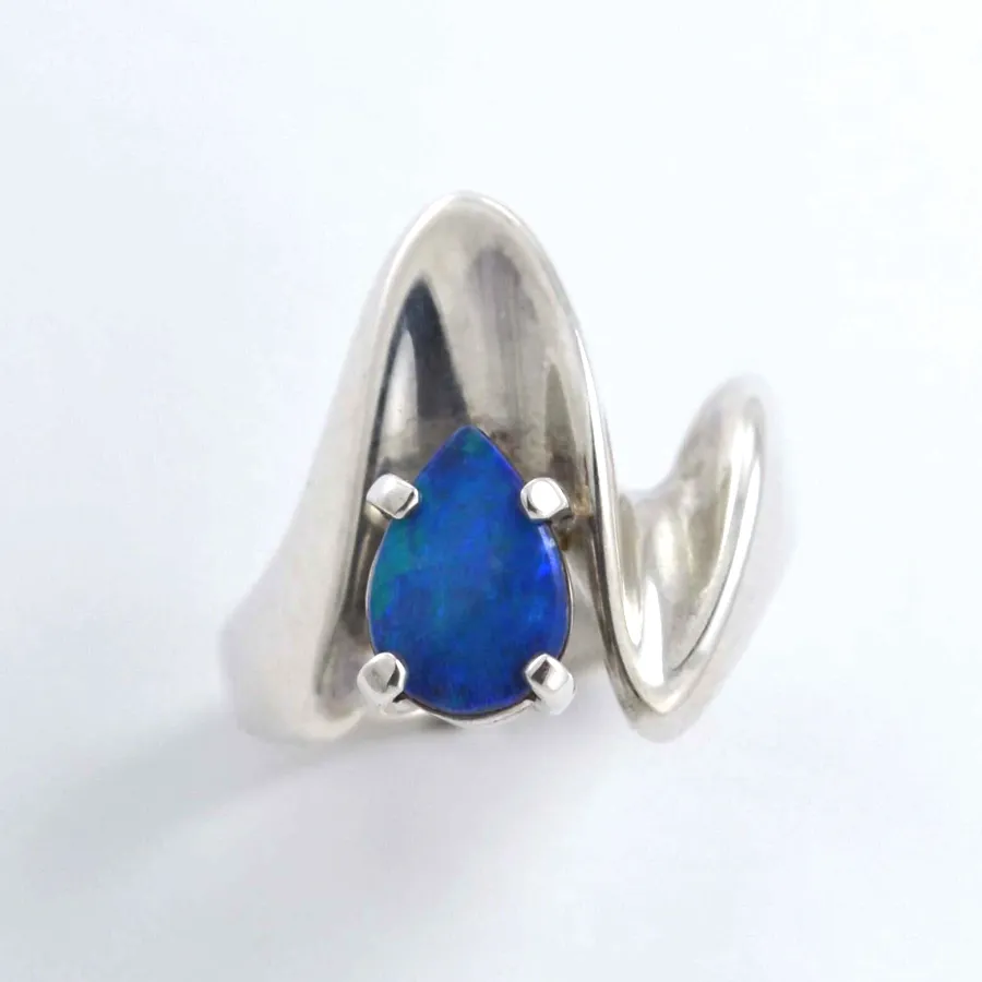Bolder Opal Doublet Ring by Sharon Teaman