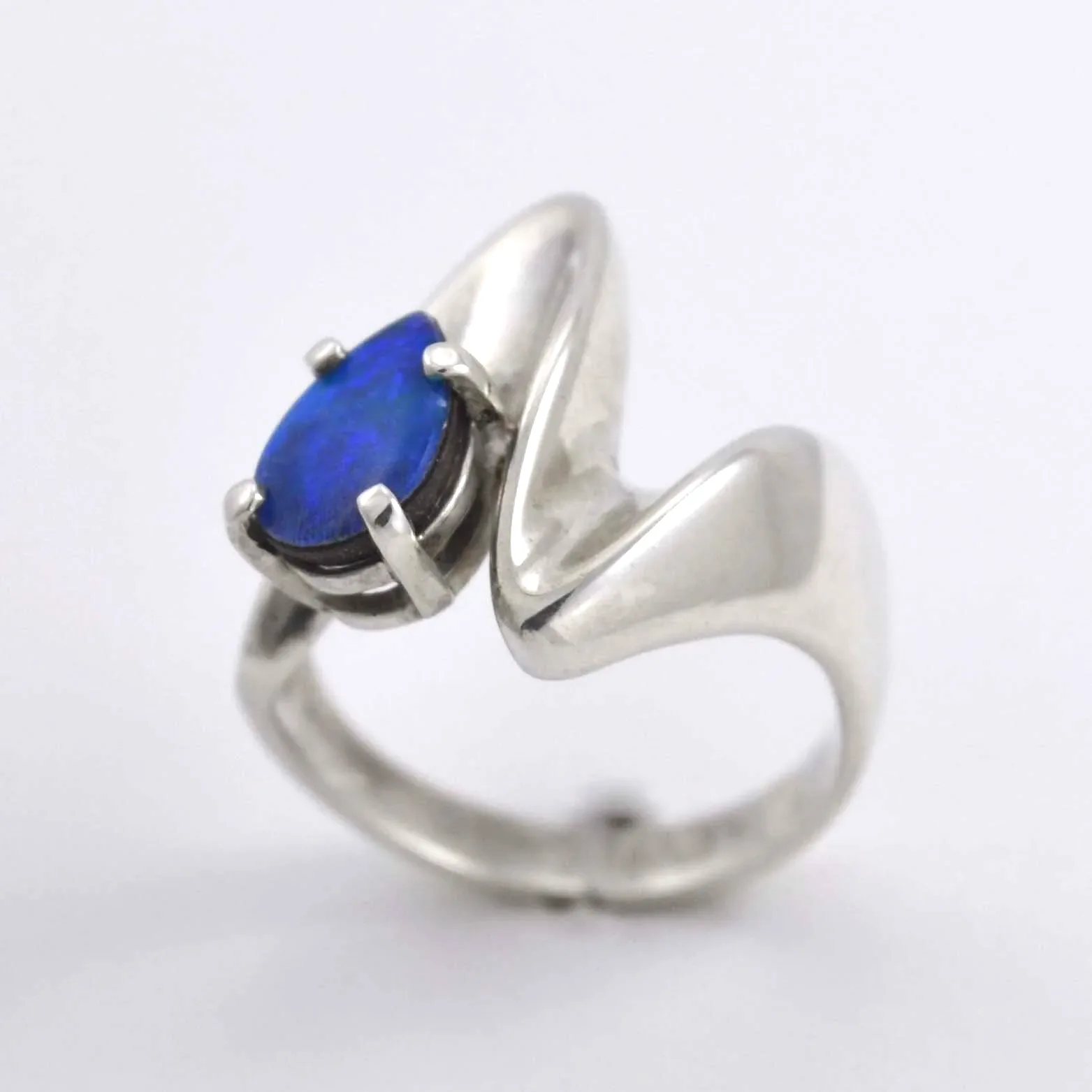 Bolder Opal Doublet Ring by Sharon Teaman — view 2
