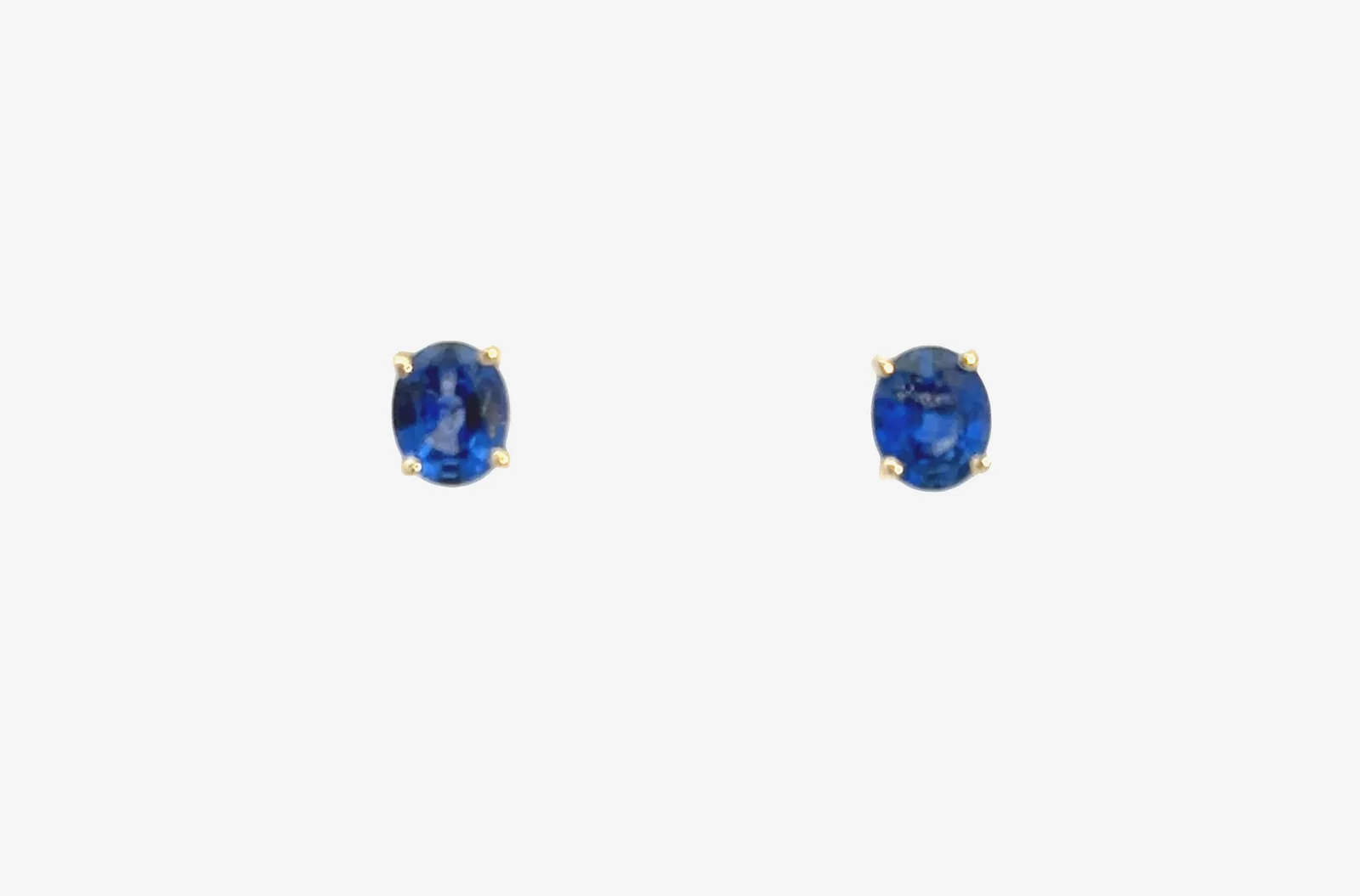 Ceylon Sapphire Stud Earrings by Sharon Teaman — view 1