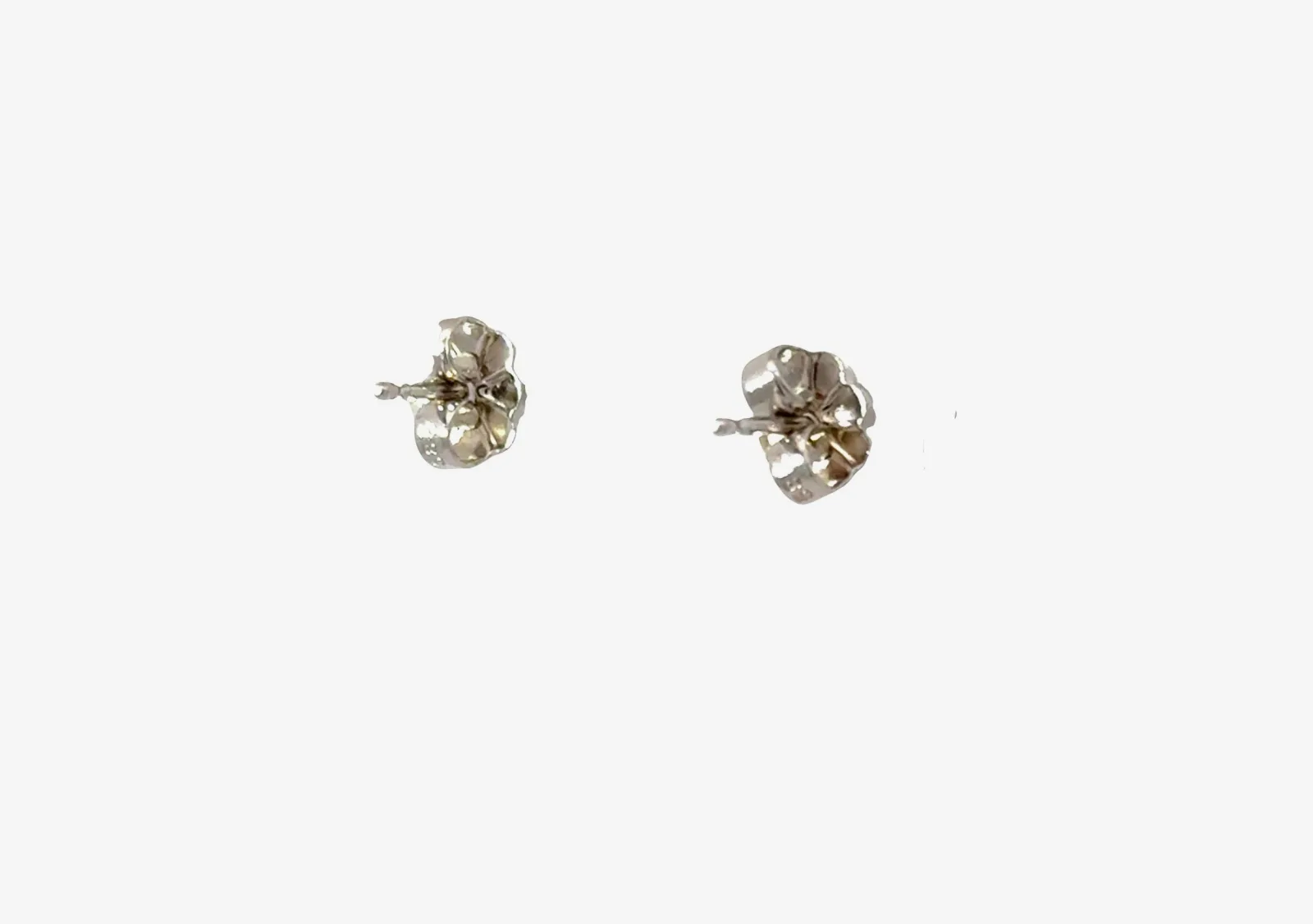 Ceylon Sapphire Stud Earrings Round 4.20 mm by Sharon Teaman — view 2