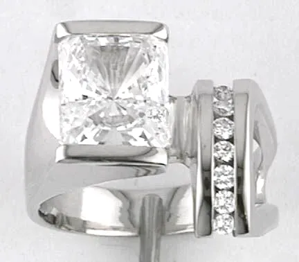 Courtney L'Annyte Ring with diamonds by Sharon Teaman
