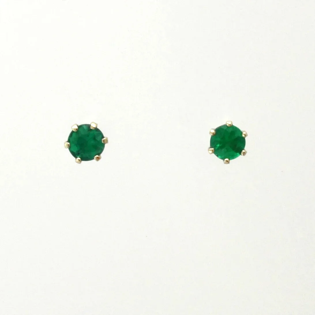 Emerald Studs by Sharon Teaman — view 1