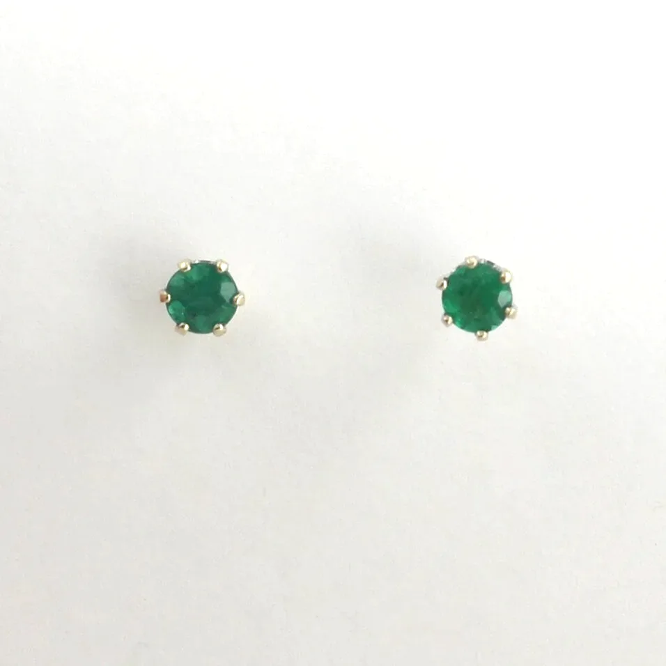Emerald Studs by Sharon Teaman — view 2