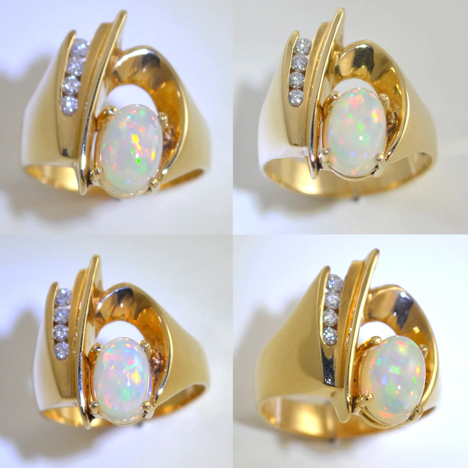 ETH 326 14K Ethiopian Opal Ring by Sharon Teaman — view 2