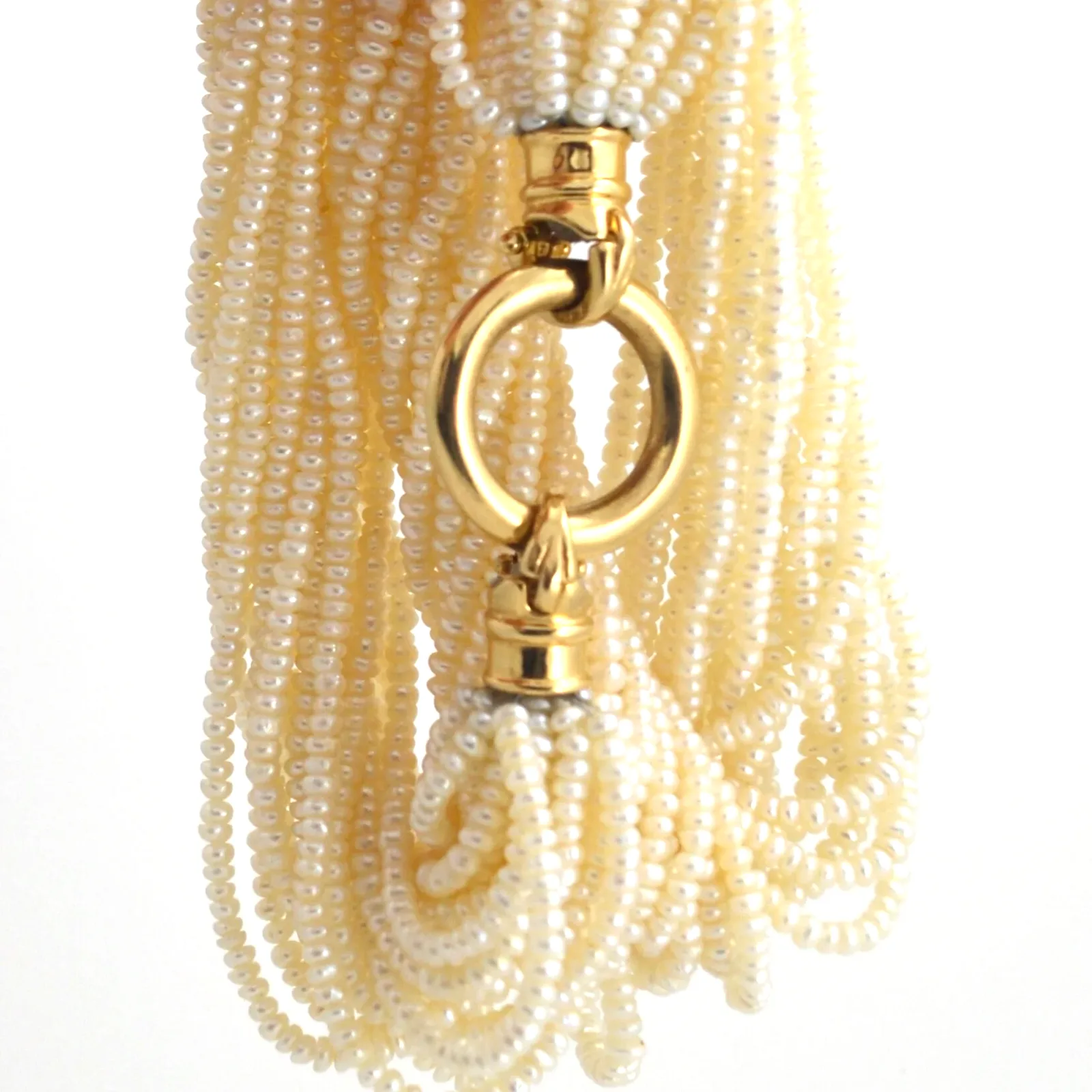 Fresh Water Seed Pearl Necklace by Sharon Teaman — view 2