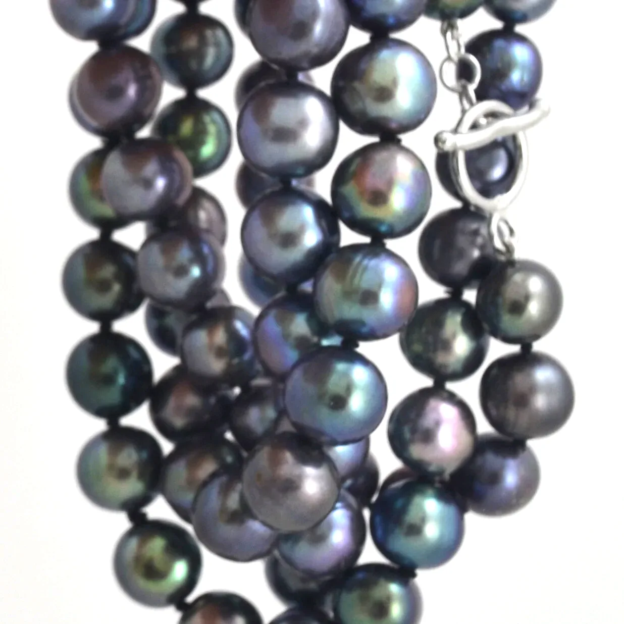 Freshwater Black pearls — 35 inch by Sharon Teaman — view 1