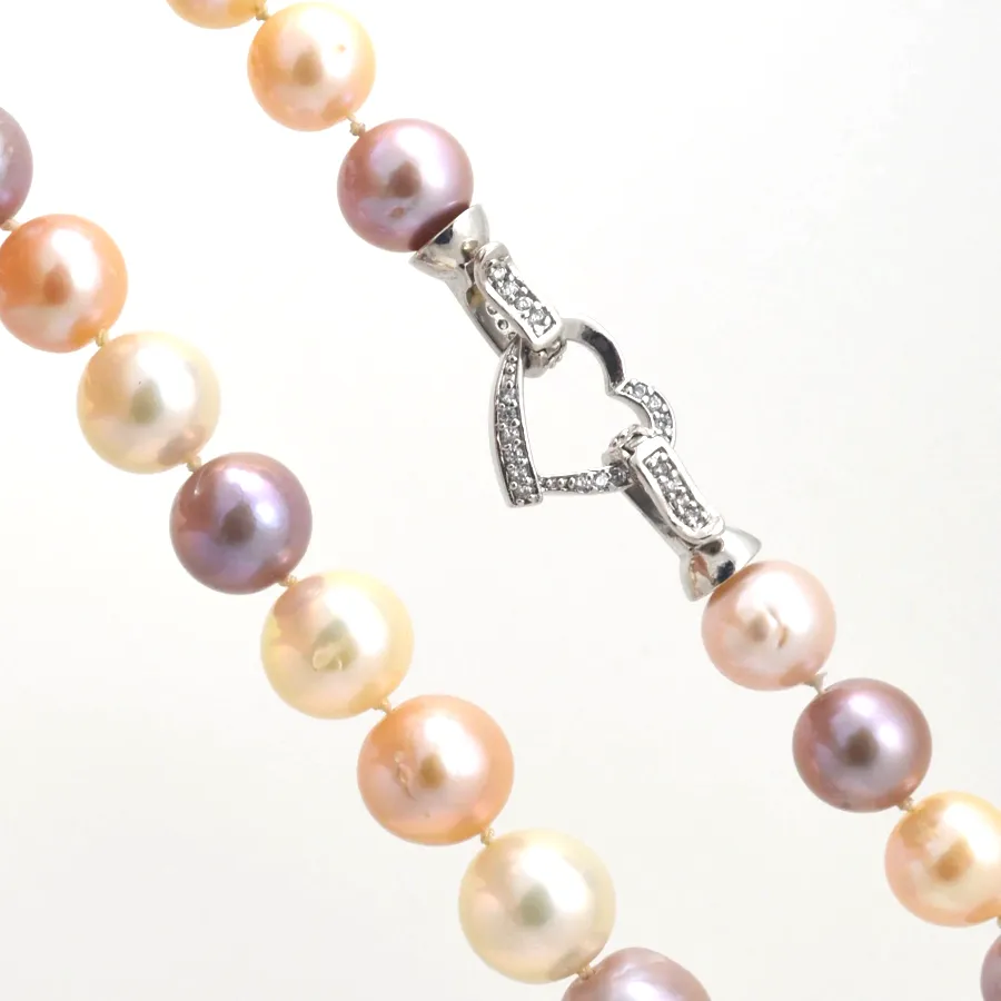 Freshwater Ming Pearls All Natural Colors Varying shades of Lavender, Pink, Peach, Cream by Sharon Teaman