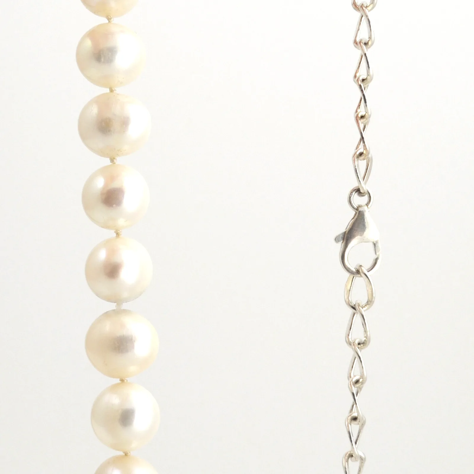 Freshwater White Pearls - Round-ish white - Great look for the Price! by Sharon Teaman — view 2
