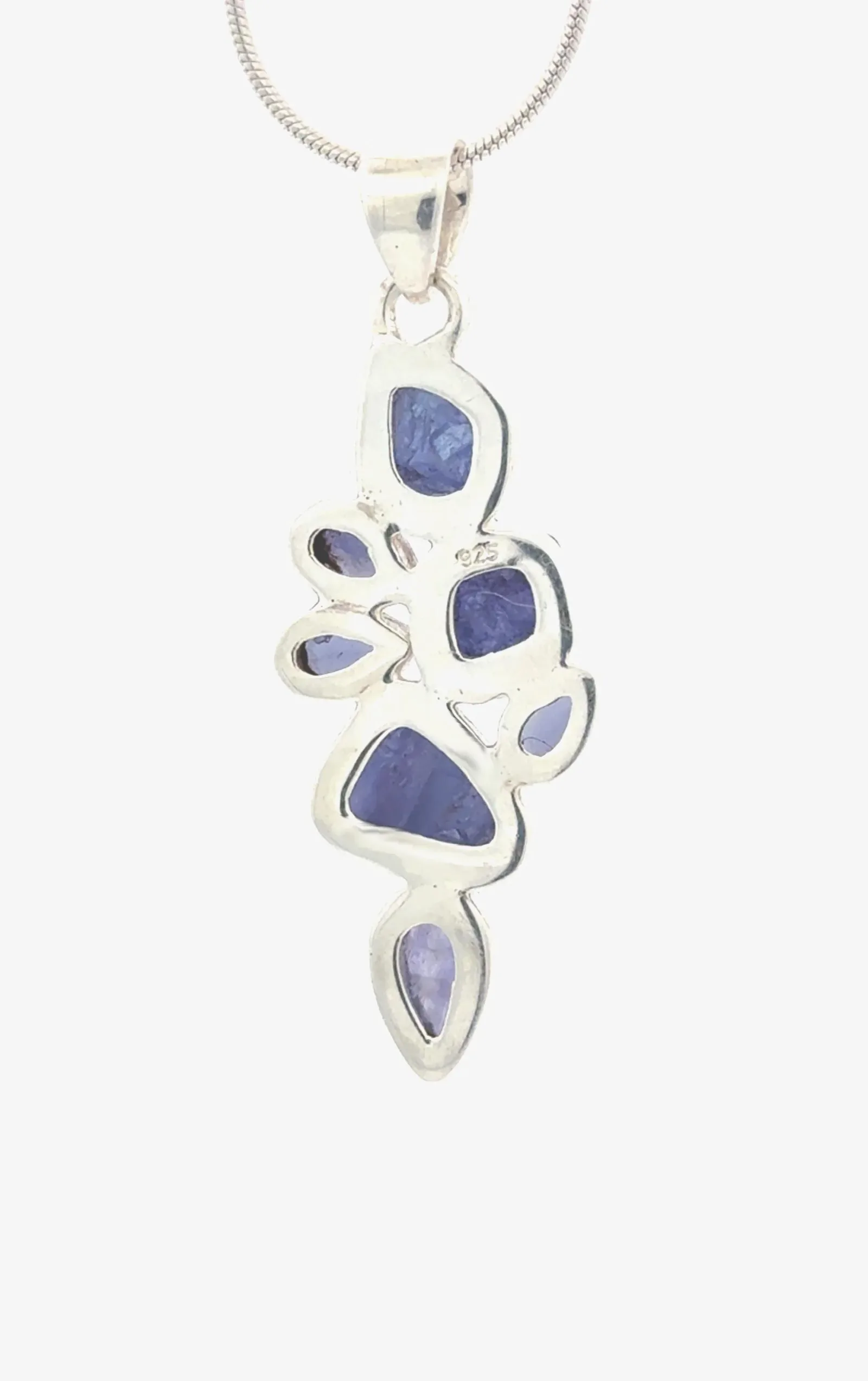 Iolite & Amethyst Crystals in Sterling Silver by Sharon Teaman — view 2