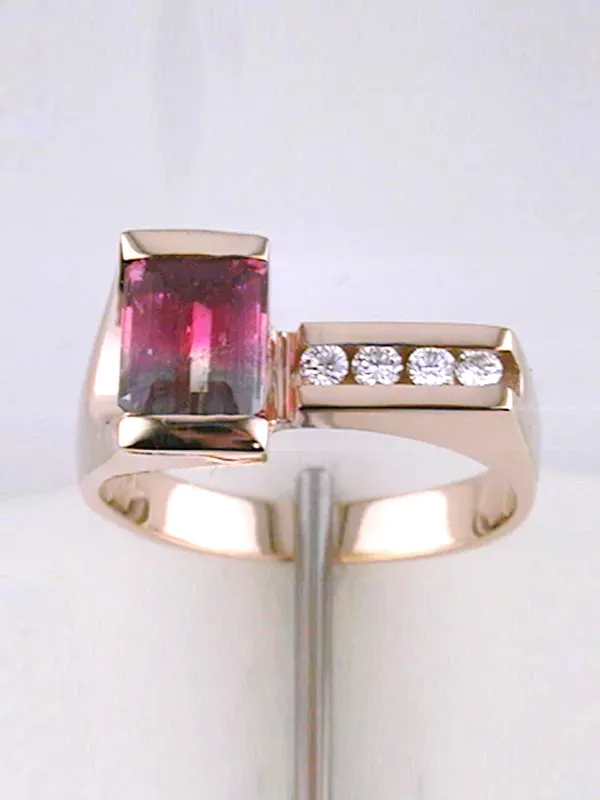 Juliana Watermelon Tourmaline Ring by Sharon Teaman