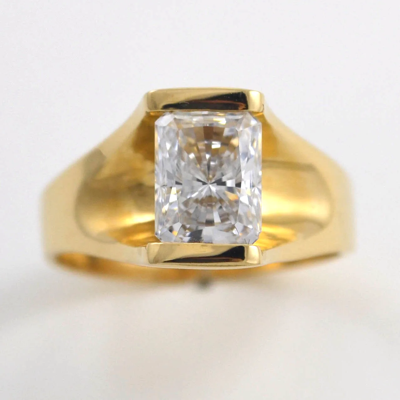 L'Annyte Radiant Emerald Cut Ring by Sharon Teaman — view 1