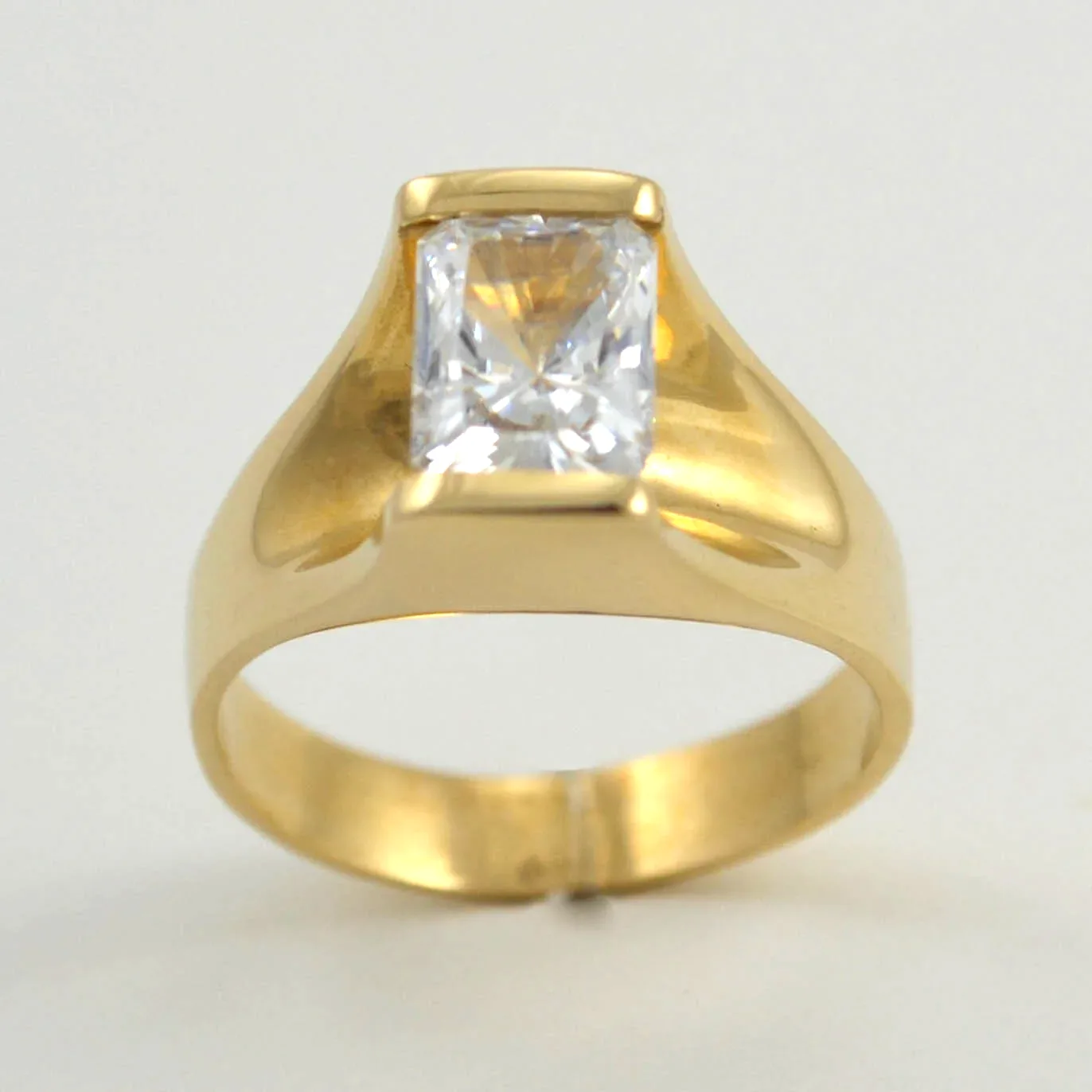 L'Annyte Radiant Emerald Cut Ring by Sharon Teaman — view 2