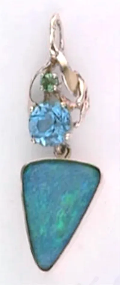 Lily Opal Pendant by Sharon Teaman