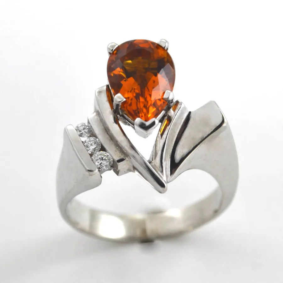 Madera Citrine Ring by Sharon Teaman