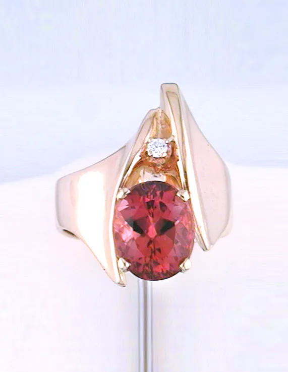Mary Peach Tourmaline by Sharon Teaman — view 1