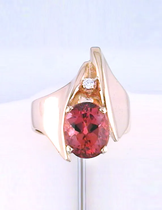 Mary Peach Tourmaline by Sharon Teaman