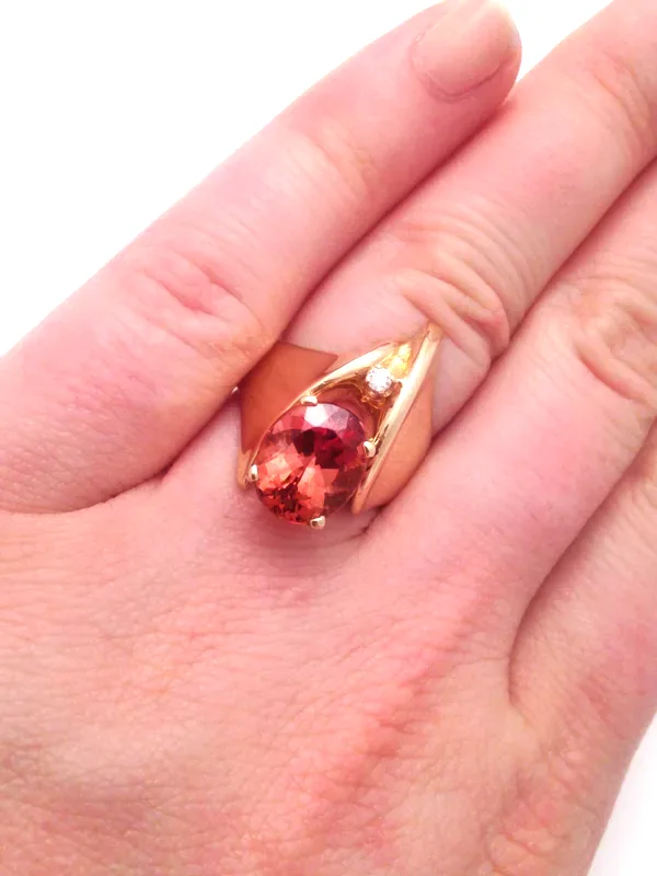 Mary Peach Tourmaline by Sharon Teaman — view 2