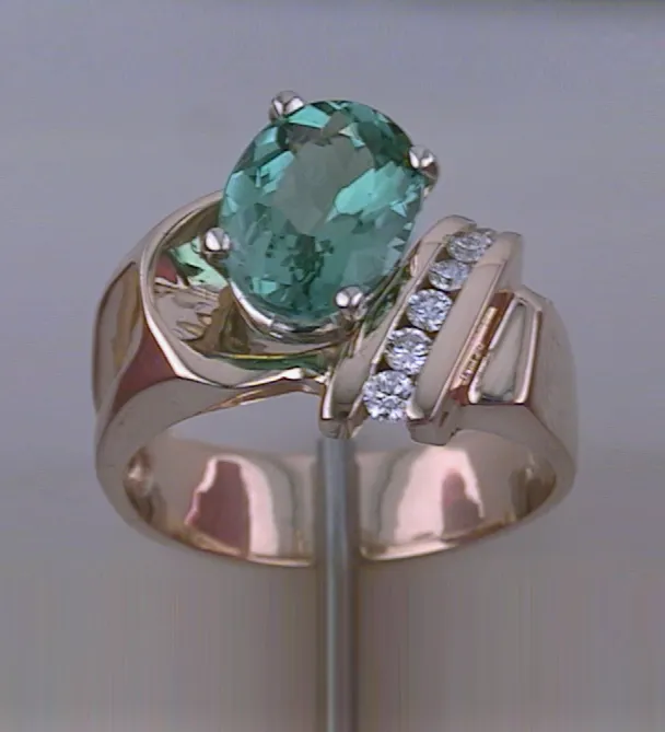 Matilda Green Tourmaline Ring by Sharon Teaman