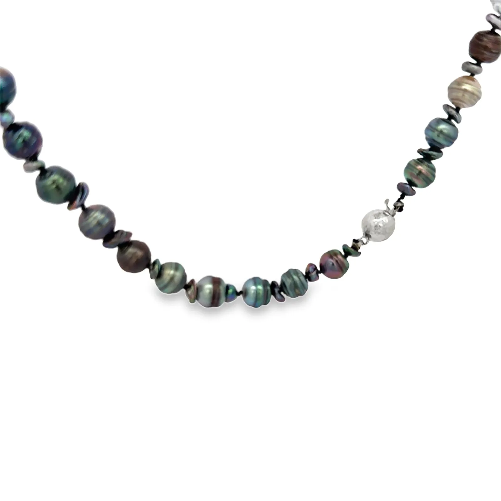 Multi Circles Tahitian Round, Baroque Pearls with Pearls 20 inch strand by Sharon Teaman — view 5