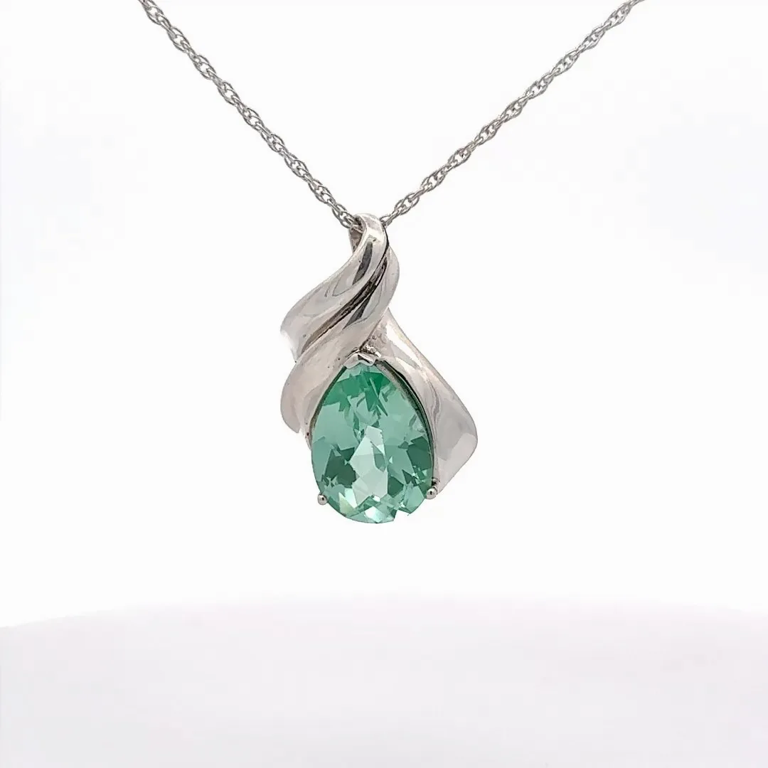 Paraiba Spinel Checkerboard Pendant by Sharon Teaman — view 6