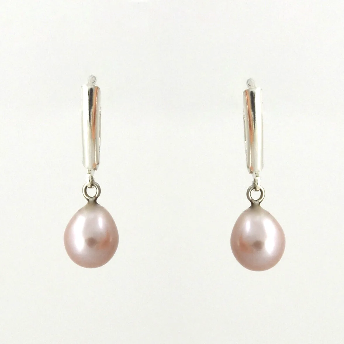 Pk Freshwater Pink Pearl Earrings by Sharon Teaman — view 1