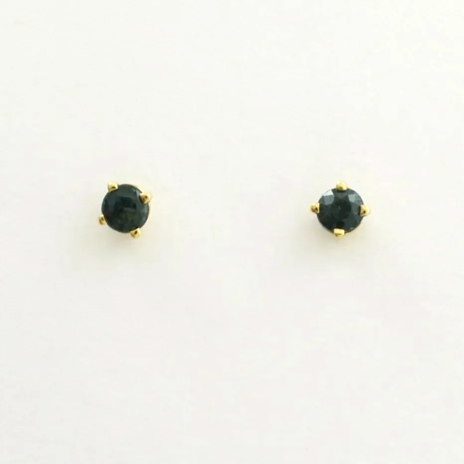 Rare MATCHED SET Zimbabwe ALEXANDRITE Studs (VERY RARE) by Sharon Teaman — view 1