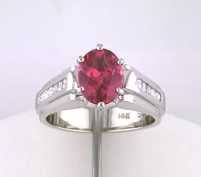 Rosie Pink Tourmaline Ring by Sharon Teaman — view 1