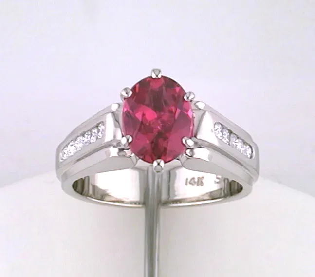 Rosie Pink Tourmaline Ring by Sharon Teaman