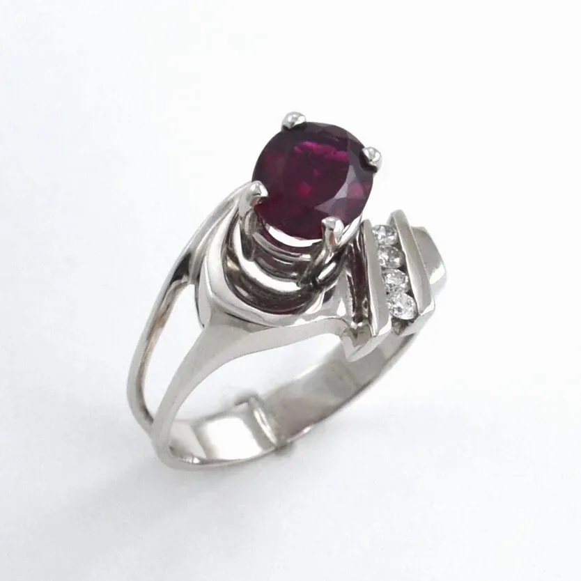 Rubellite Tourmaline Ring by Sharon Teaman — view 2