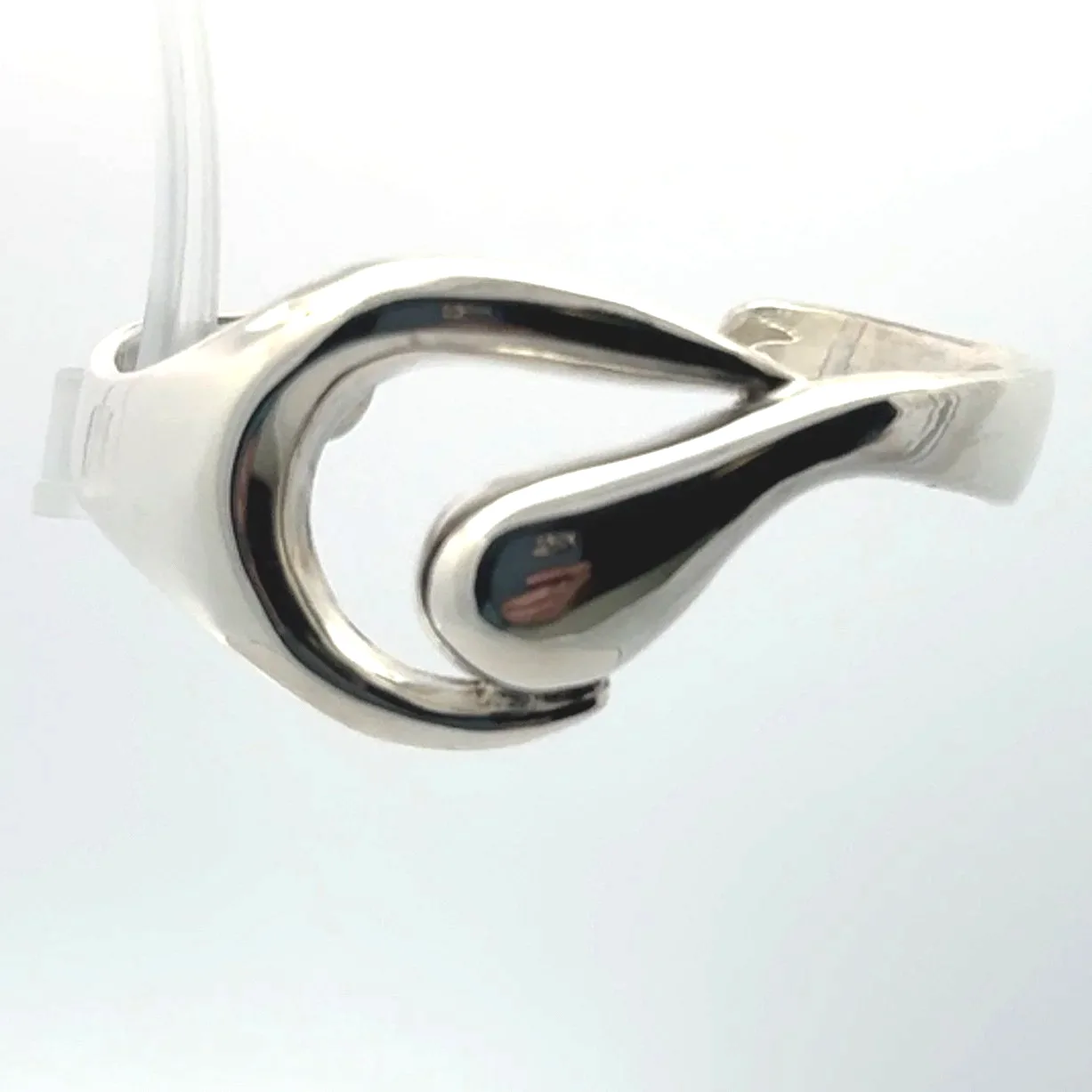 Solid Sterling "Duality" Bracelet by Sharon Teaman — view 2