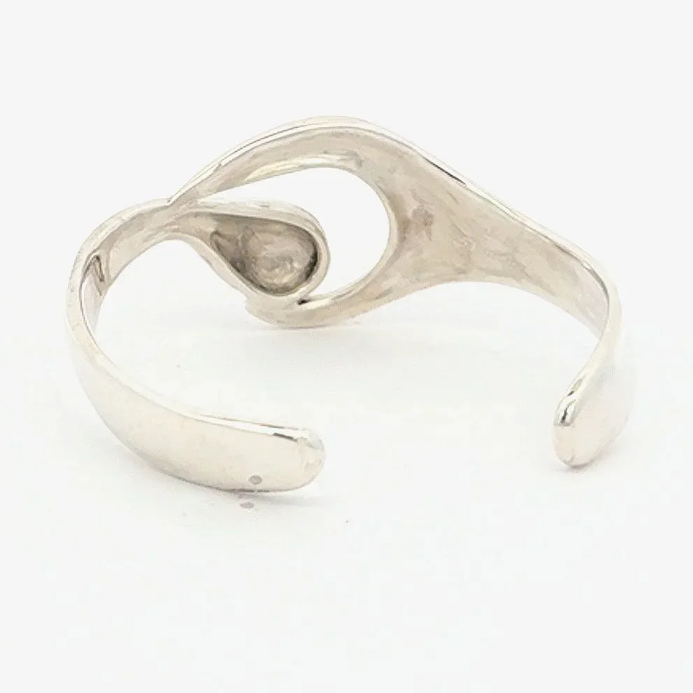 Solid Sterling "Duality" Bracelet by Sharon Teaman — view 3