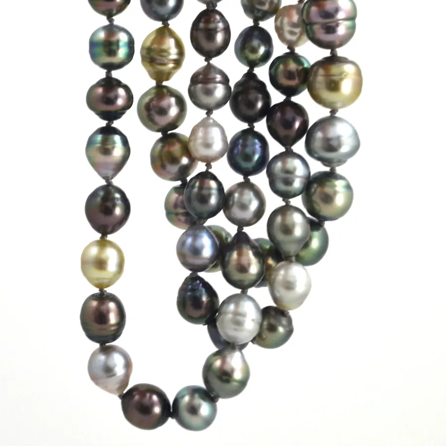 Tahitian 30 inch Multi color Baroque by Sharon Teaman
