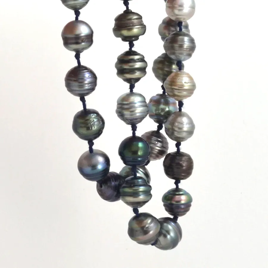 Tahitian Baroque (Circle Pearls) Strand 17 inches by Sharon Teaman